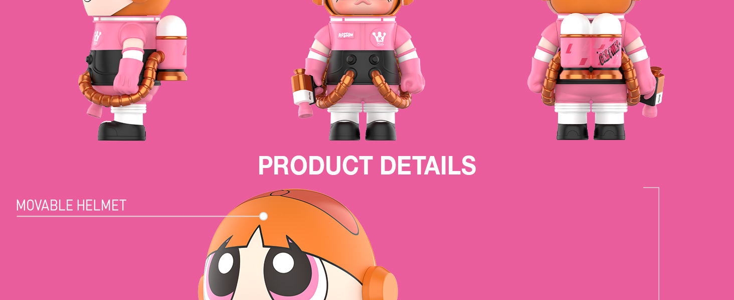 MEGA SPACE MOLLY 400%+100% THE POWERPUFF GIRLS-Blossom