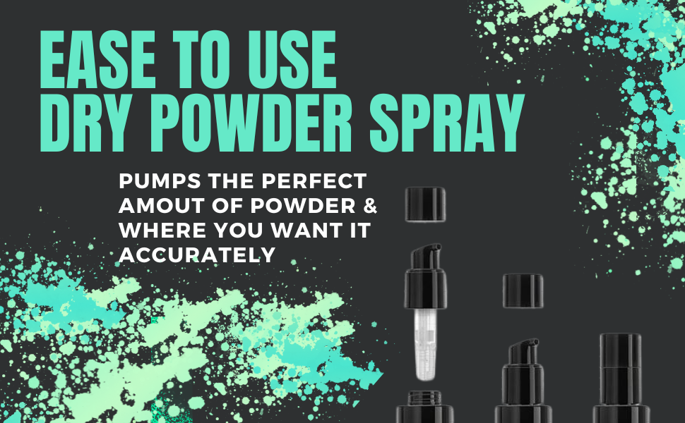 DRY SHAMPOO For Dark Hair Powder Spray (3.4 oz) Baddie