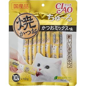 CIAO ちゅーる かつお・ミックス味 14g×45本入×5袋 CIAO