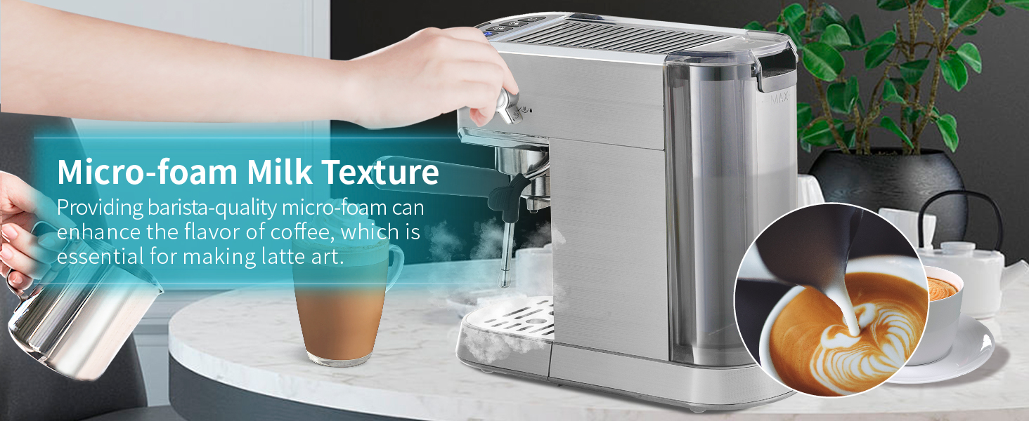 Gevi 20 Bar Compact Professional Espresso Coffee Machine