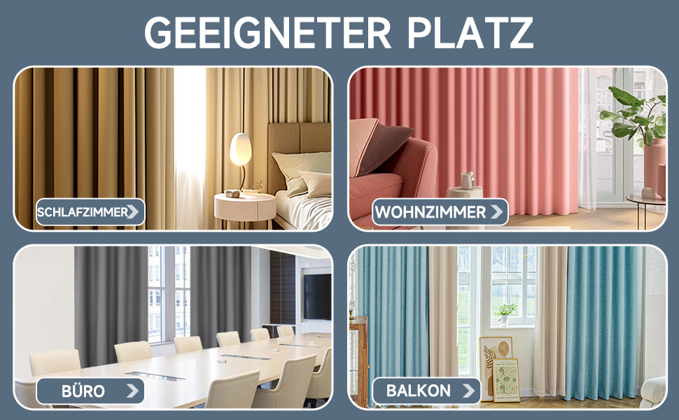 Ystyle Opaque Curtains, Linen Look Effect, Blackout Curtains, Thermal