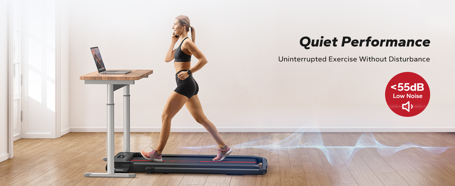 MERACH Treadmill, Walking Pad for Home, 2 in 1 Folding Under Desk