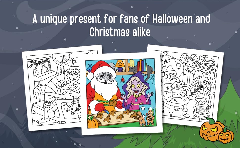 A unique present for fans of Halloween and Christmas alike