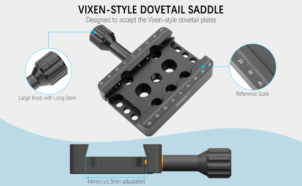 Astrophotography Telescope Equatorial Tripod Vixen Dovetail Mount Clamp Bar Base Plate Rail Saddle