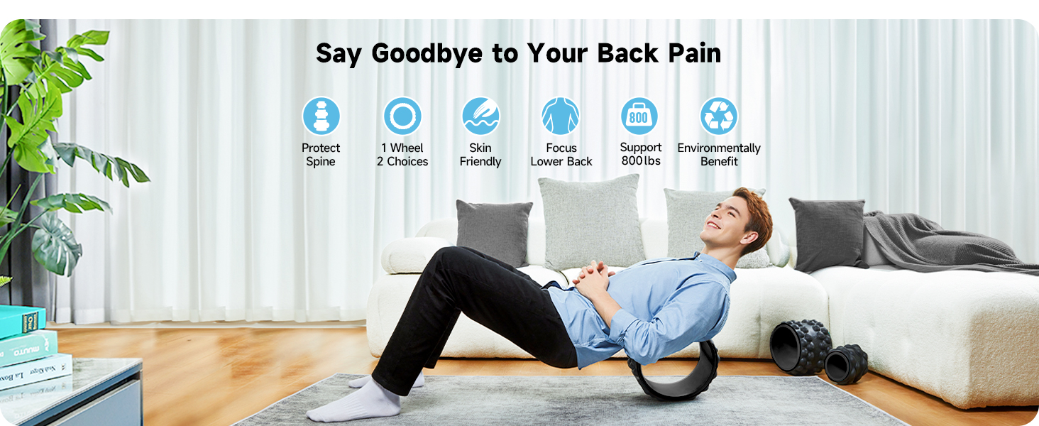 FitBeast Back Stretcher, Back Cracker & Back Roller, Back