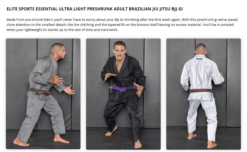 Elite Sports BJJ GI for Men IBJJF Kimono BJJ Jiu Jitsu