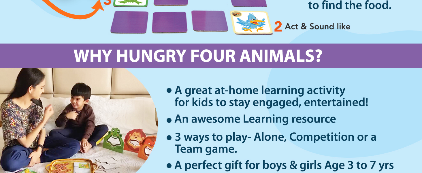 An exciting and educational game for preschoolers to play with friends and siblings