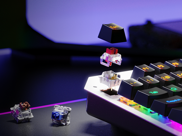 hot swappable gaming keyboard red switch mechanical keyboard computer keyboard light up keys
