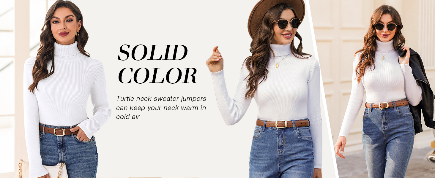Turtle Neck Jumpers for Women
