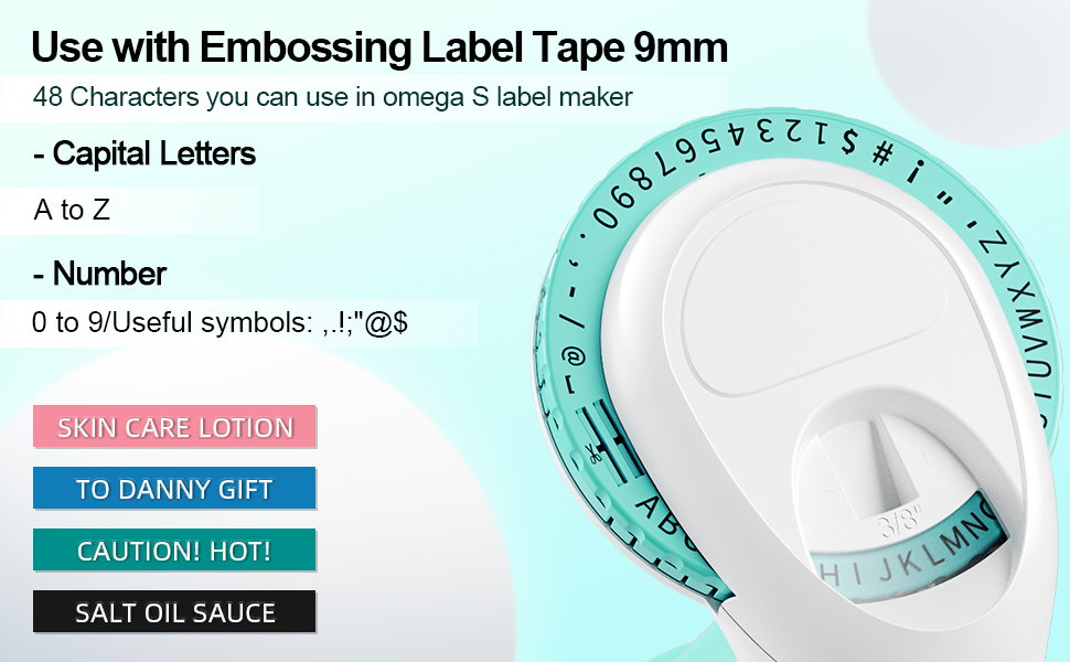 Amazon.com : Airmall Embossing Label Maker Machine with 6 Rolls 3D ...