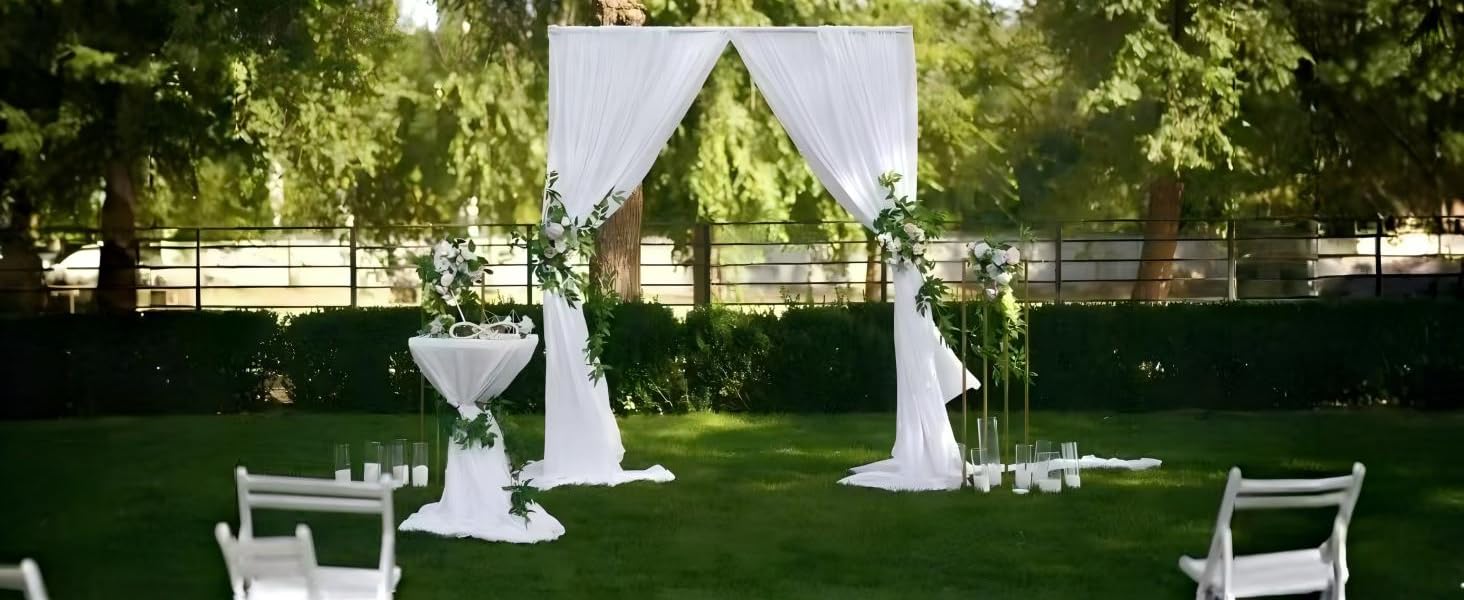 wedding arch draping fabric arch drapes for wedding decoration