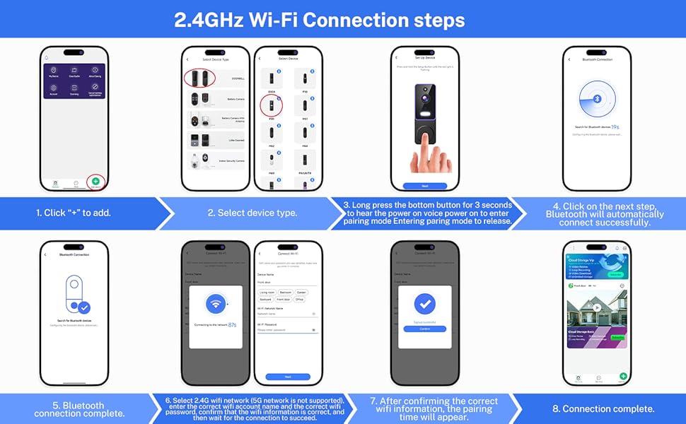2.4G WiFi Connection step