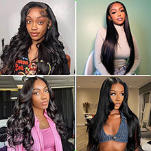 13x6 Deep Wave Lace Front Wigs Human Hair Wigs
