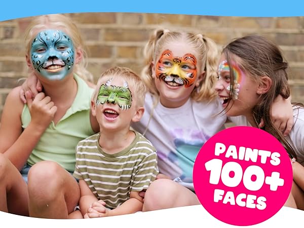 face paint kit for kids face painting set childrens paint art facepaint facepainting gift for kids