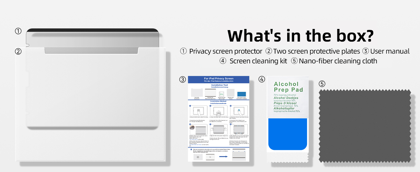 Privacy Filter Compatible with iPad 10th