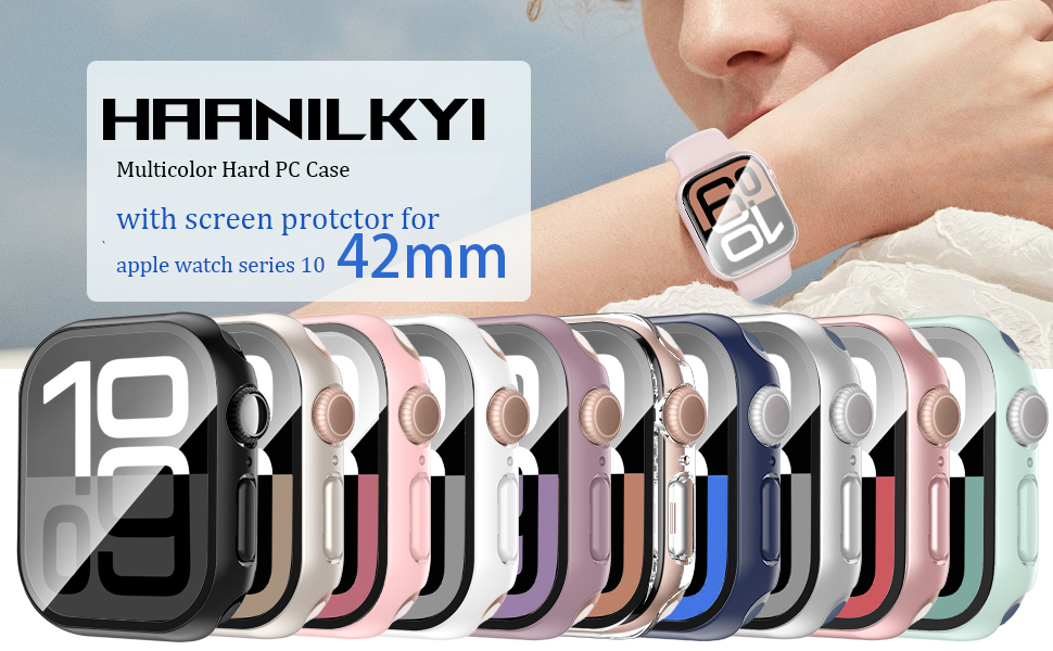 HAANILKYI [6 pack Case with Tempered Glass Screen Protector