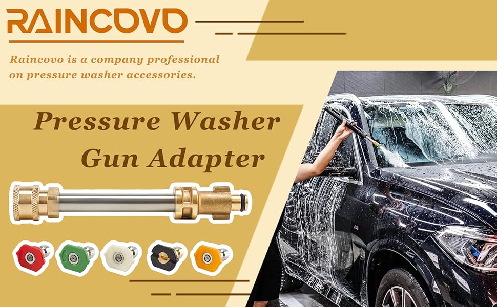 Raincovo Replacement for Pressure Washer Gun Adapter Ryobi