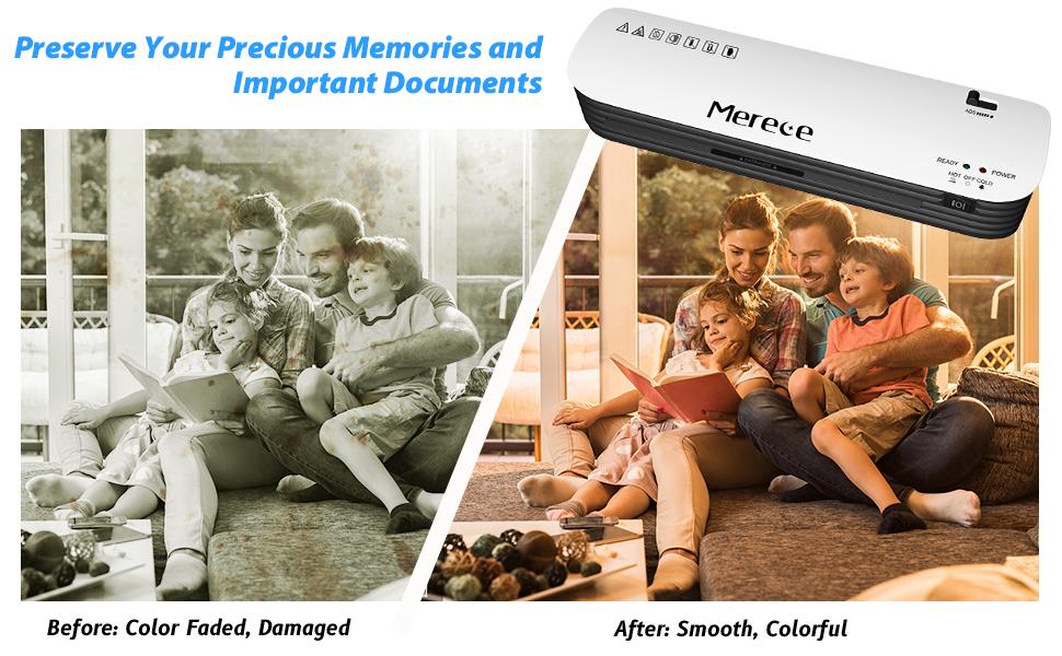 Merece Laminator 4 in 1 A4 Thermal Laminator Machine, Personal