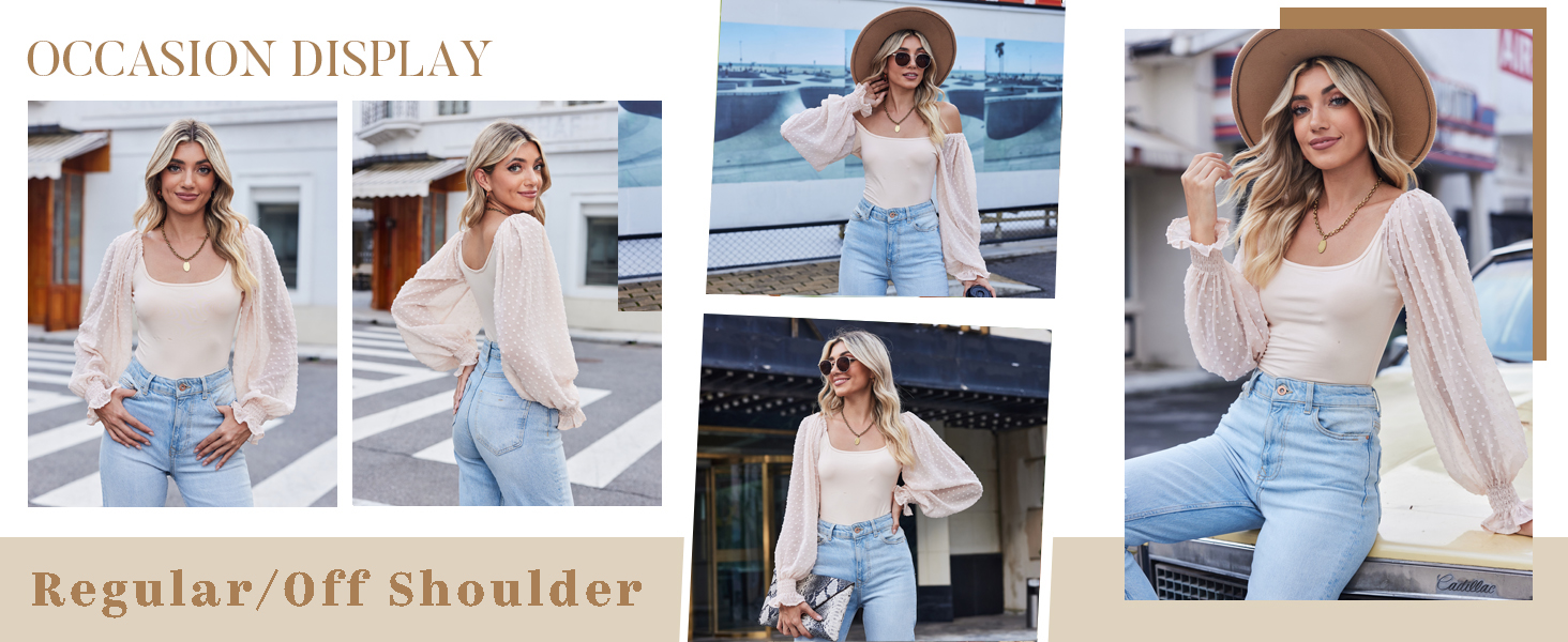 square neck long sleeve shirts