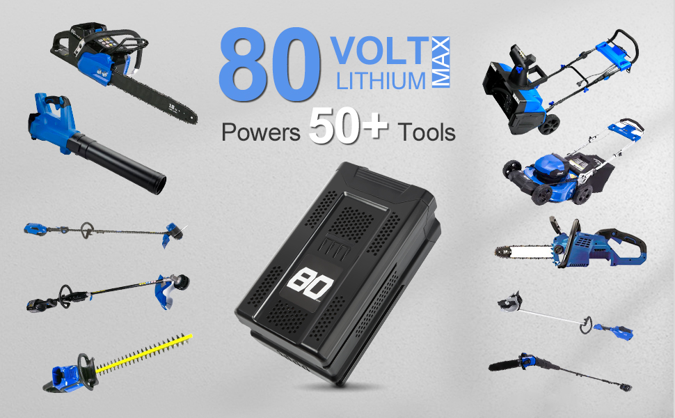 80Volt 6.0Ah Replacement for Kobalt 80V Max Battery KB2580