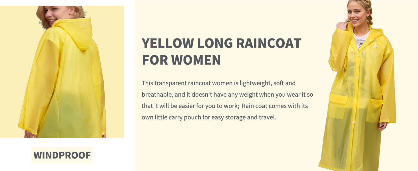 rain jacket women