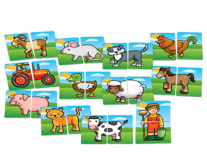 orchard toys farmyard heads and tails board game for kids memory matching games toddler activity
