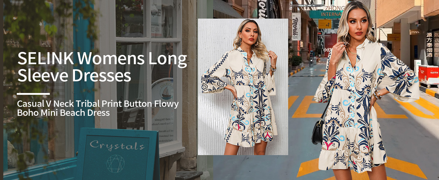 Womens Long Sleeve Dresses