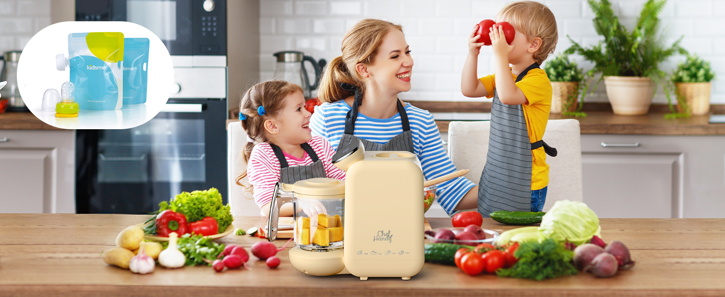 Baby Food Maker, 5 in 1 Baby Food Processor, Smart Control