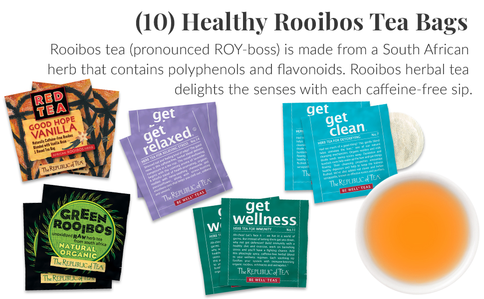 Premium Tea & Herb Sample Herbal Rooibos Tea Bags