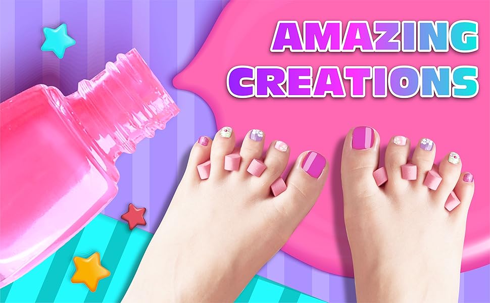 Kids Foot Spa Kit for Girls, Funkidz Pedicure Kit for Girls