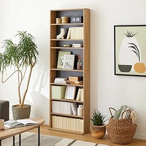 Amazon｜LOWYA ロウヤ ロウヤ 本棚 漫画 コミック 薄型 スリム