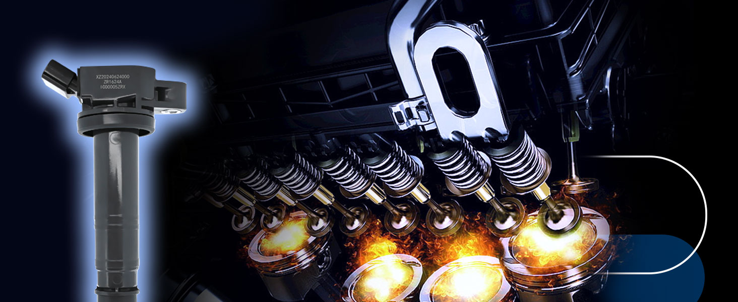 POHILA Set of 4 Ignition Coil Pack