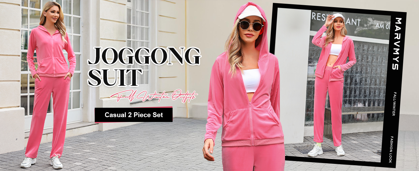 pink sweatsuit