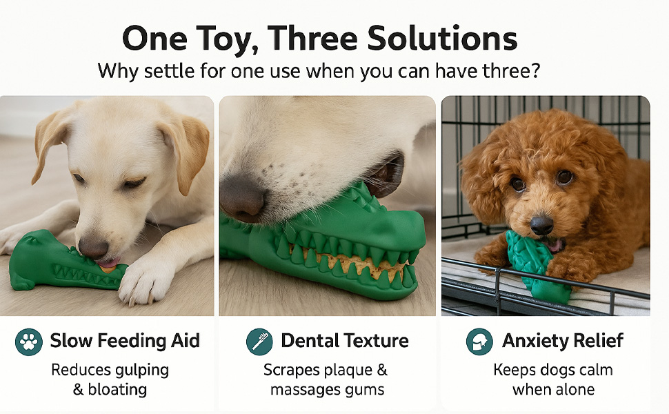 Lettuce Pets 2-Pack Dog Slow Feeder Puzzle Toy