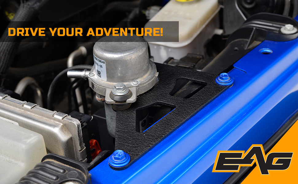 EAG Vacuum Pump Relocation Bracket Kit Fit for 20072018 JK