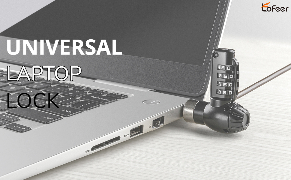 Laptop Lock Universal Laptop Cable Lock Combination Computer Lock