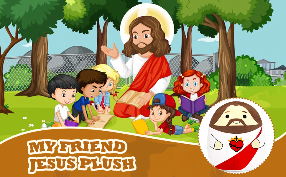 LSYDCARM Jesus Plush Toy My Friend Jesus Stuffed Doll