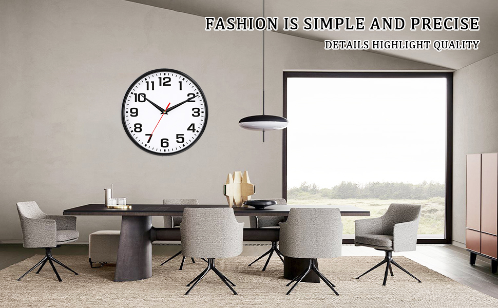 Modern Elegant Wall Clock