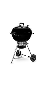Weber 57cm Compact Kettle Charcoal BBQ Grill Barbecue Black