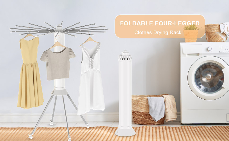 Octopus Cylinder Clothes Drying Rack