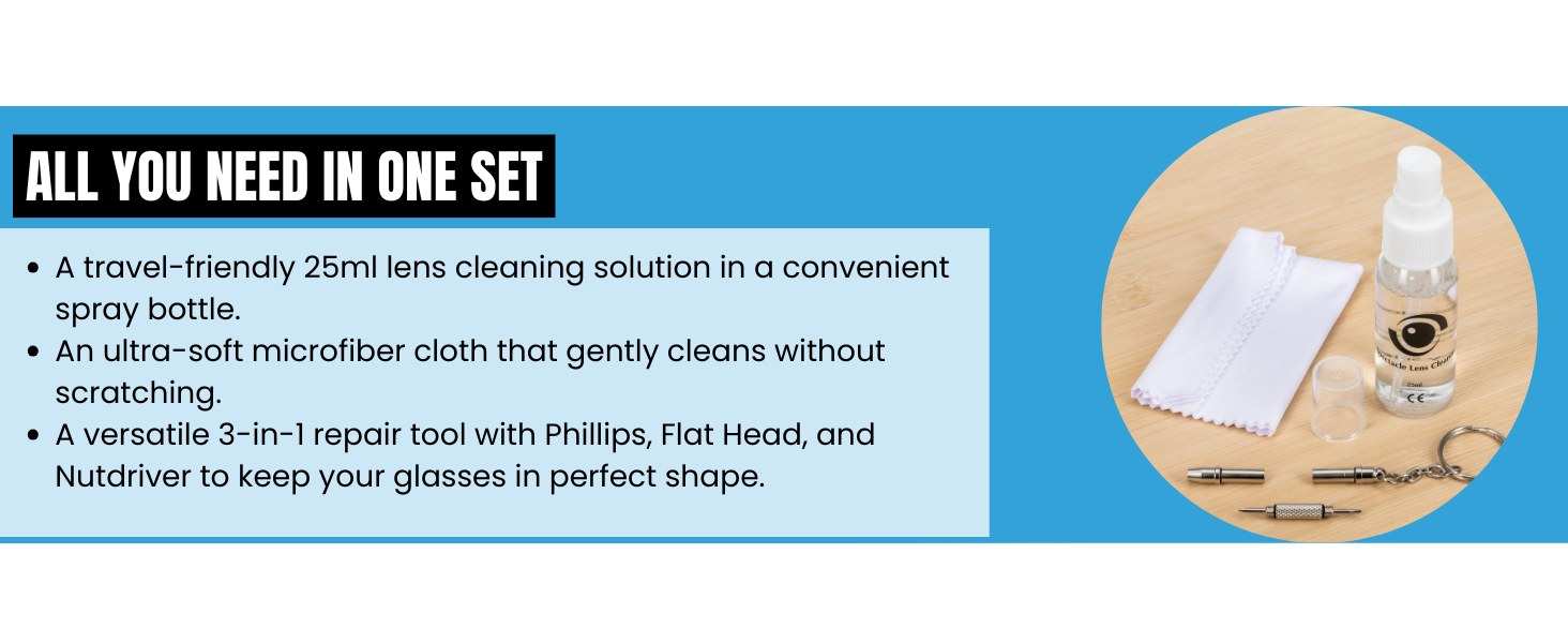 eyeglass repair kit snap it glasses with screws for repairing travel