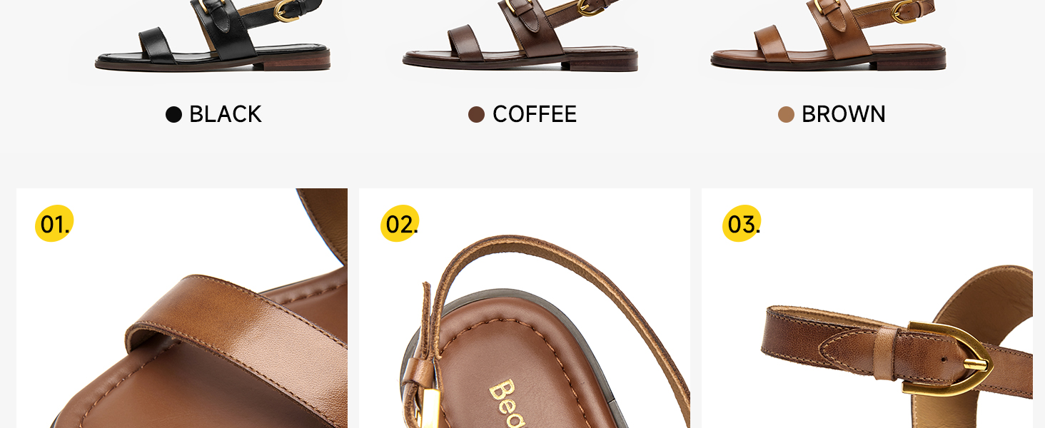 Strappy Flat Sandals