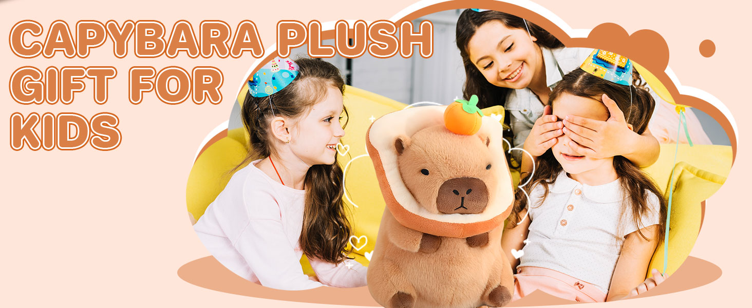 Kawaii Capybara Stuffed Animal Plushie Pillow Doll Gift