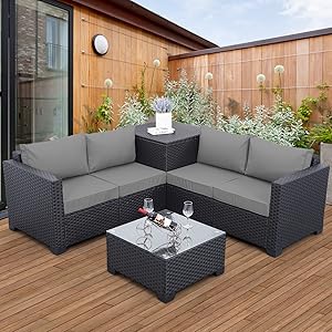 4 Piece Patio Furniture Set