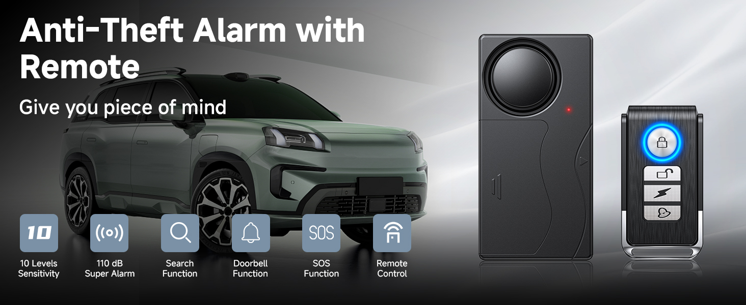 car alarm system with motion sensor