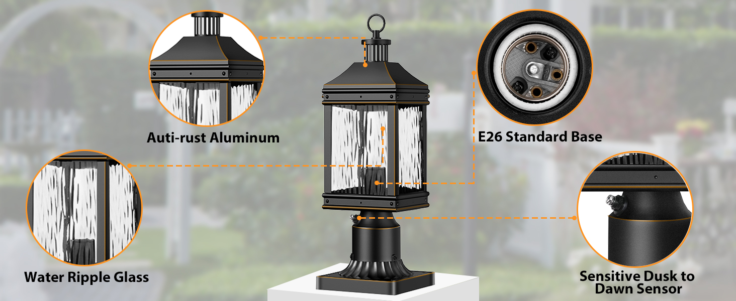 outdoor post lights