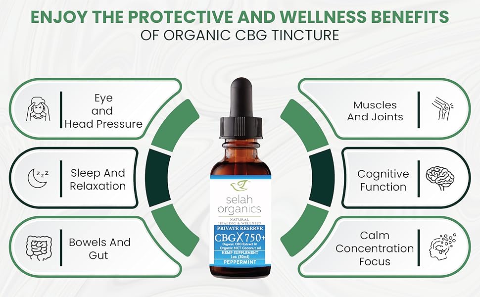 Organic CBG Oil, Organic CBG drops, Organic CBG, CBG, Eyes, Headache, focus, cognitive function 