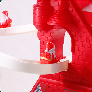 Santa Claus Going Through the Cave