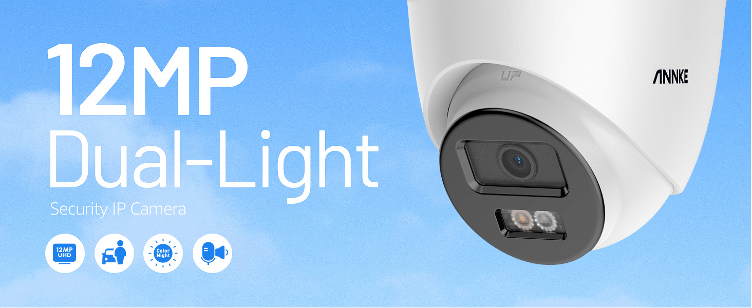 12MP Dual-Light Security IP Camera