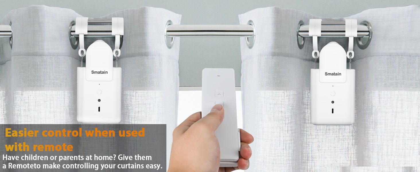 Remote control version electric curtain opener